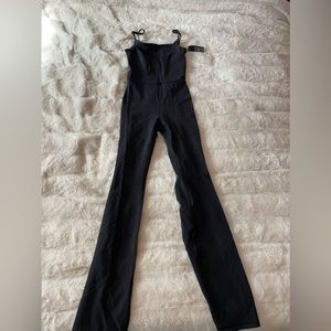 Aritzia black Divinity Flare jumpsuit